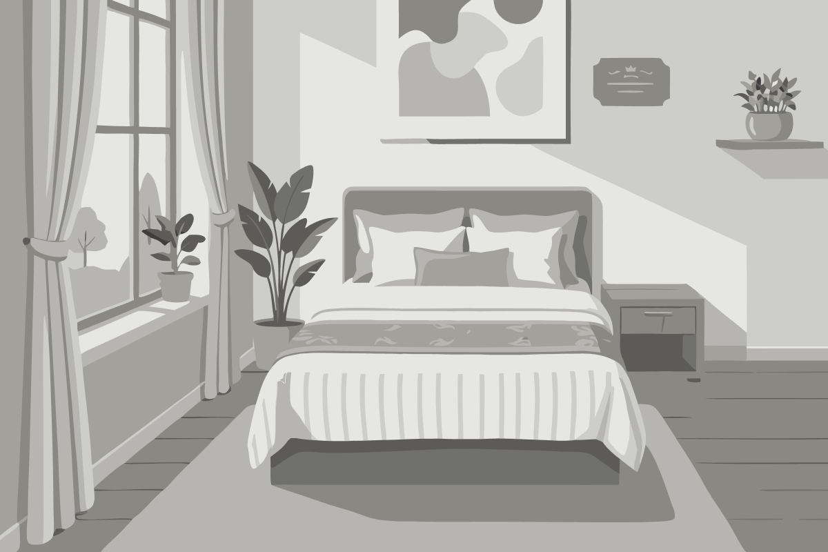 Studio with 2 Double Beds - Non-Smoking